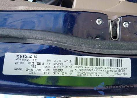 2016 Jeep Patriot Sport z USA, uszkodzony, nr VIN 1C4NJPBB8GD681974